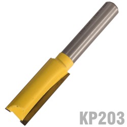 STRAIGHT BIT 3/8" (9.5MM) X 1"(25.4MM) TWO FLUTE 1/4" SHANK