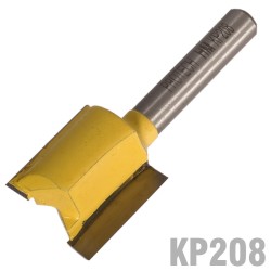 STRAIGHT BIT 3/4"(19MM) X 3/4"(19MM) TWO FLUTE 1/4" SHANK