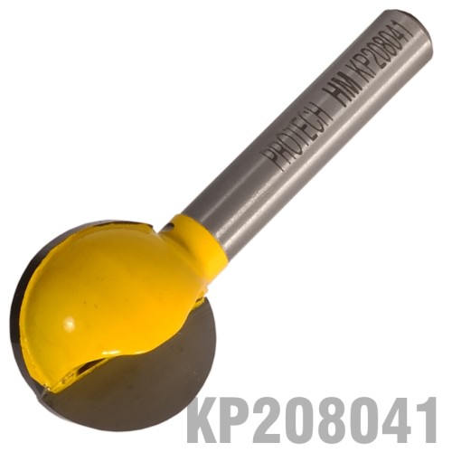 PLUNGE CUTTING BALL 3/4"(19MM) X 3/4"(19MM) 1/4"SHANK
