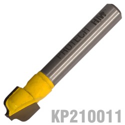 OGEE PLUNGE CUTTING 3/8" X 3/8" (1/8"DIAMETER) 1/4" SHANK