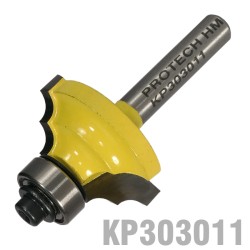 DOUBLE ROUND  BIT 1 1/8"  X 1/2" RADIUS 5/32" 1/4" SHANK