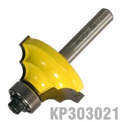 DOUBLE ROUND  BIT 1 1/4"  X 9/16" RADIUS 3/16" 1/4" SHANK