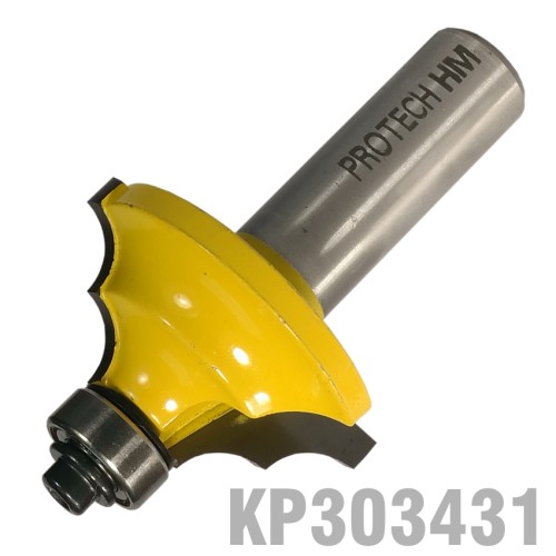 DOUBLE ROUND  BIT 1 1/2"  X 11/16" RADIUS 3/16" 1/2" SHANK
