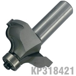 QUIRK TOPPED OGEE 1/5/8" X 11/16"RADIUS 1/4" 1/2" SHANK