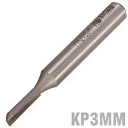 STRAIGHT BIT 3MM X 13MM SINGLE FLUTE METRIC 1/4"SHANK
