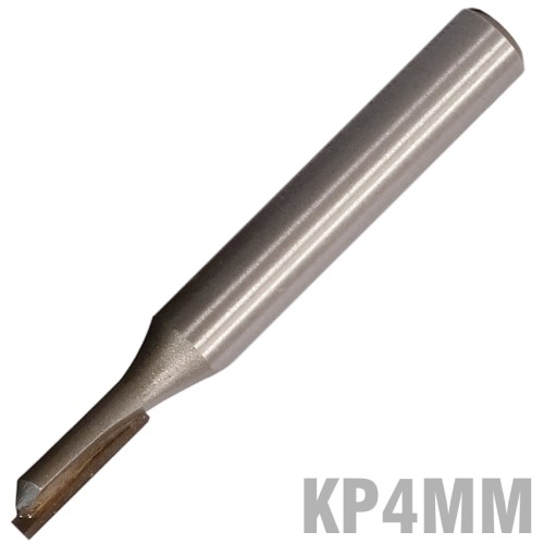 STRAIGHT BIT 4MM X 13MM SINGLE FLUTE METRIC 1/4" SHANK
