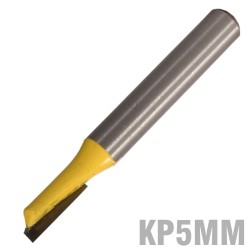 STRAIGHT BIT 5MM X 13MM SINGLE FLUTE METRIC 1/4" SHANK