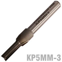 STRAIGHT BIT 5MM X 14MM TWO FLUTE SOLID CARBIDE 1/4" SHANK
