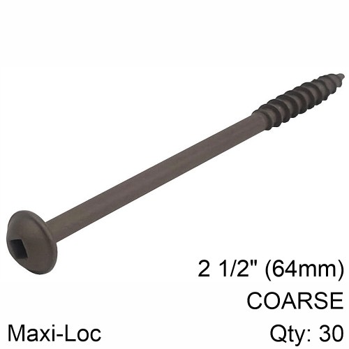 KREG HD PROTEC KOTE POCKET HOLE SCREWS 64MM 2.50" #14 COARSE THREAD MX