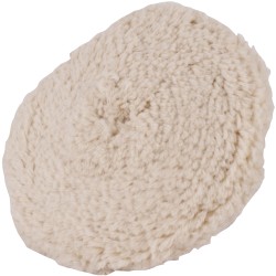 DOUBLE SIDED WOOL BUFF 9" 230MM WITH 5/8 THREAD