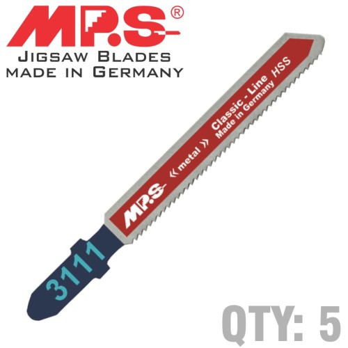 JIGSAW BLADE METAL T-SHANK 21TPI T118A