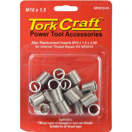THREAD REPAIR KIT M10 X 1.5 X 2.0D REPL. INSERTS FOR NR5010