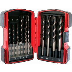 MASONRY DRILL BIT SET 16PC 3 - 16MM IN PLASTIC CASE MASONRY DRILL BIT SET 16PC 3 - 16MM IN PLASTIC CASE