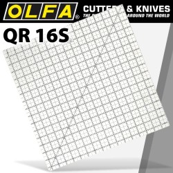 QUILT RULER 16" X 16" SQUARE WITH GRID