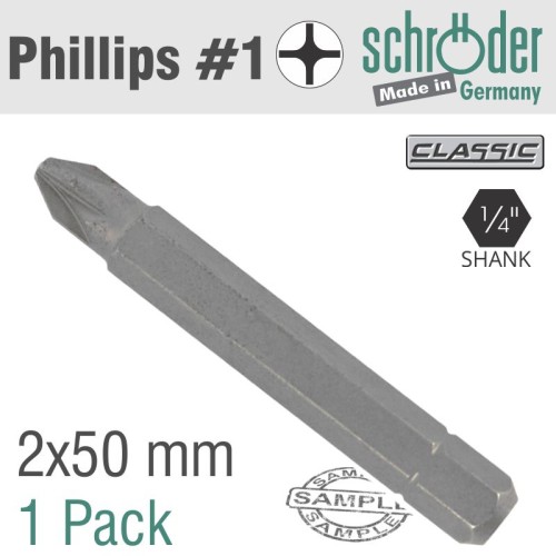 POZI.NO.2X50MM CLASSIC BIT BULK