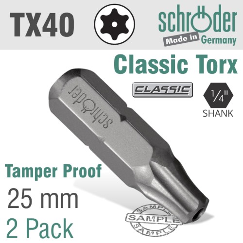 TORX TAMP RESIST T40 2CD