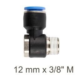 SWIVEL ELBOW PU 12MM X 3/8" M
