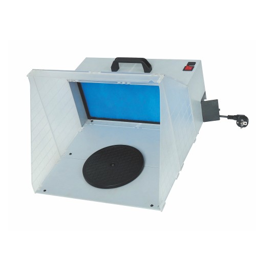 AIRBRUSH SPRAY BOOTH WITH EXTRACTOR