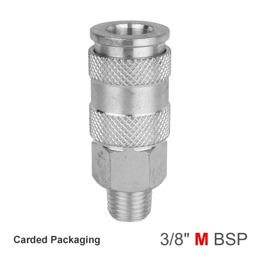 QUICK COUPLER UNIVERSAL 3/8" MALE 1PC PACK