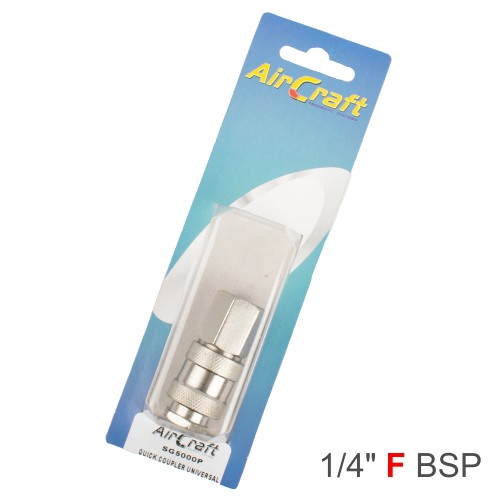 QUICK COUPLER UNIVERSAL 1/4" FEMALE 1PC PACK