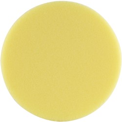 FOAM PAD HOOK AND LOOP YELLOW SPONGE 150MM 6" HEAVY CUTTING