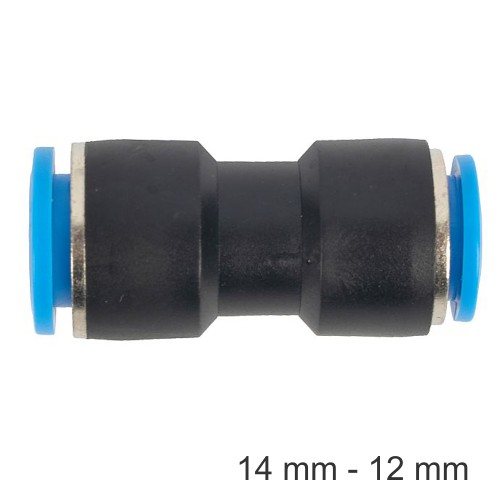 PU HOSE FITTING REDUCER 14MM-12MM