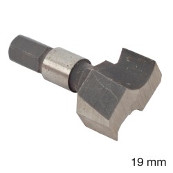 CUTTER 19MM /LOCK MORTICER FOR WOOD SNAP ON