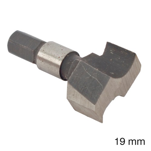 CUTTER 19MM /LOCK MORTICER FOR WOOD SNAP ON
