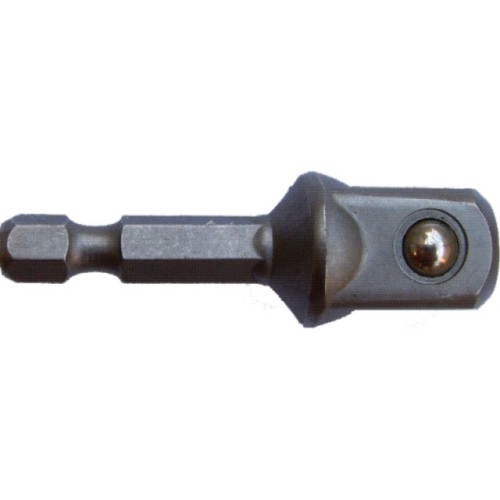 SOCKET ADAPTOR 3/8"M SQ X 50MM 1/4"M HEX SHANK BULK
