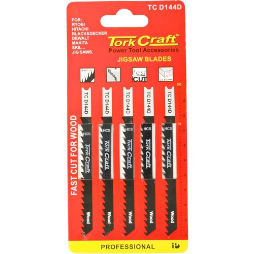 U-SHANK JIGSAW BLADE 6TPI WOOD 4MM 5PC U-SHANK JIGSAW BLADE 6TPI WOOD 4MM 5PC