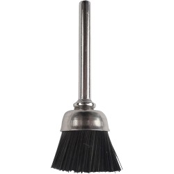 MINI NYLON BRISTLE BRUSH 12.7MM CUP 3.2MM SHANK MINI NYLON BRISTLE BRUSH 12.7MM CUP 3.2MM SHANK