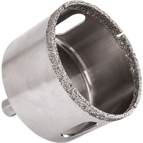 DIAMOND CORE BIT 76MM FOR TILES HEX SHANK