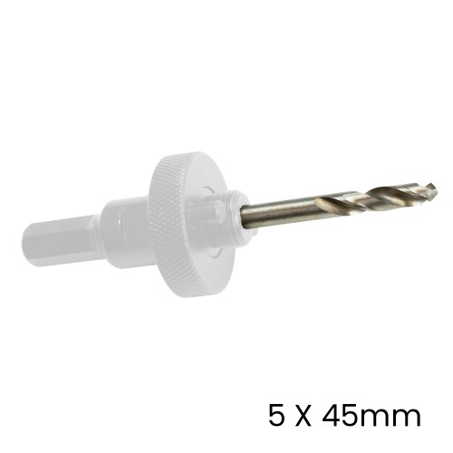 ARBOR DRILL BIT 5 X 45MM FOR HSS HOLE SAW