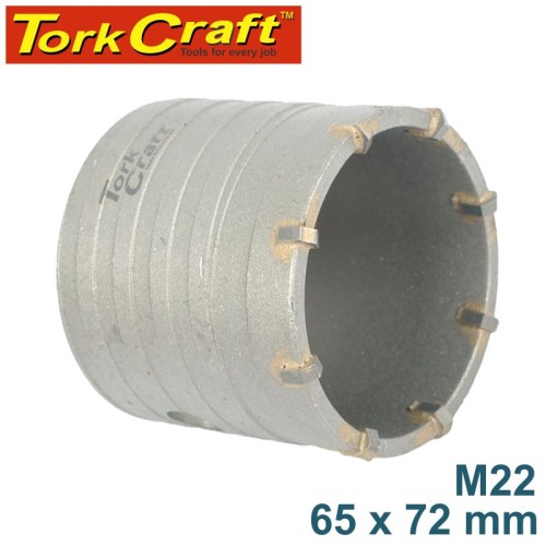 HOLLOW CORE BIT TCT 65 X 72MM M22 HOLLOW CORE BIT TCT 65 X 72MM M22