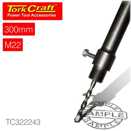 ADAPTOR SDS MAX 300MMXM22 FOR TCT CORE BITS ADAPTOR SDS MAX 300MMXM22 FOR TCT CORE BITS