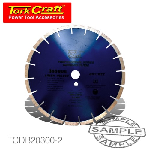 DIA. BLADE 300X12X25.4MM GEN. PURP. LASER WELDED SEGMENTED DIA. BLADE 300X12X25.4MM GEN. PURP. LASER WELDED SEGMENTED