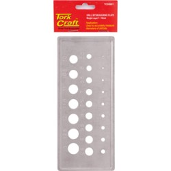 DRILL BIT MEASURING PLATE 1-13MM (0.5 INCR)