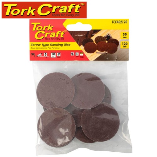 SAND DISC SCREW TYPE 50MM 120G 10PC FOR SURFACE CONDITIONING KIT SAND DISC SCREW TYPE 50MM 120G 10PC FOR SURFACE CONDITIONING KIT