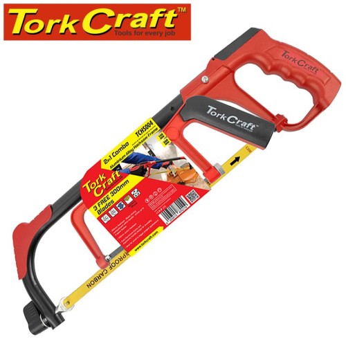 HACKSAW & JUNIOR COMBO SET (TCHS002+TCHS003) 3 FREE BLADES TORK CRAFT