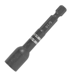 IMPACT NUTSETTER 5/16"X 65MM MAGNETIC CARDED