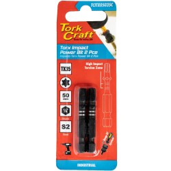 TORX TX 35 IMPACT BIT 50MM 2PC CARDED