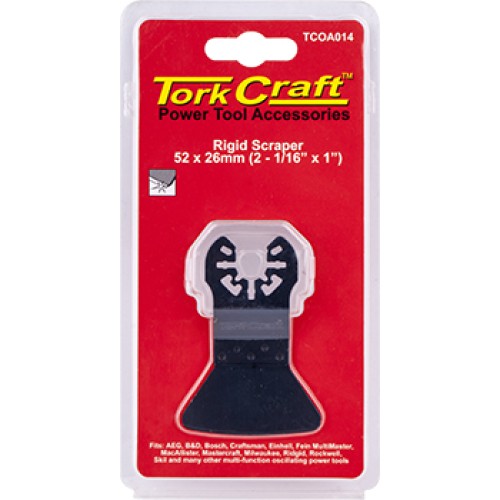 QUICK CHANGE RIGID SCRAPER 52X26MM(2-1/16"X1")