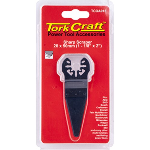 QUICK CHANGE SHARP SCRAPER 28X50MM(1-1/8"X2")