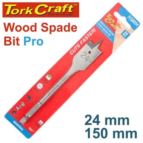 SPADE BIT PRO SERIES 24MM X 150MM