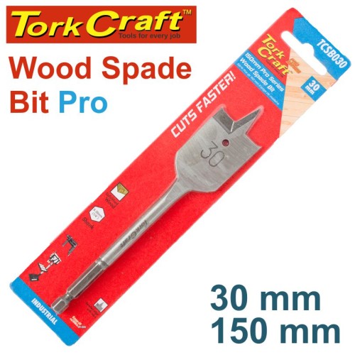 SPADE BIT PRO SERIES 30MM X 150MM