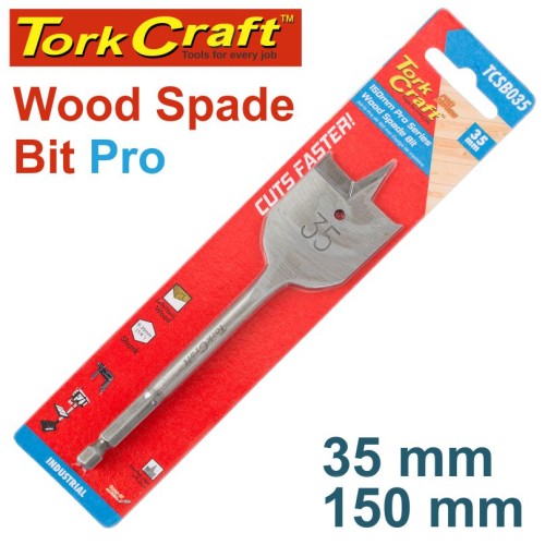 SPADE BIT PRO SERIES 35MM X 150MM SPADE BIT PRO SERIES 35MM X 150MM